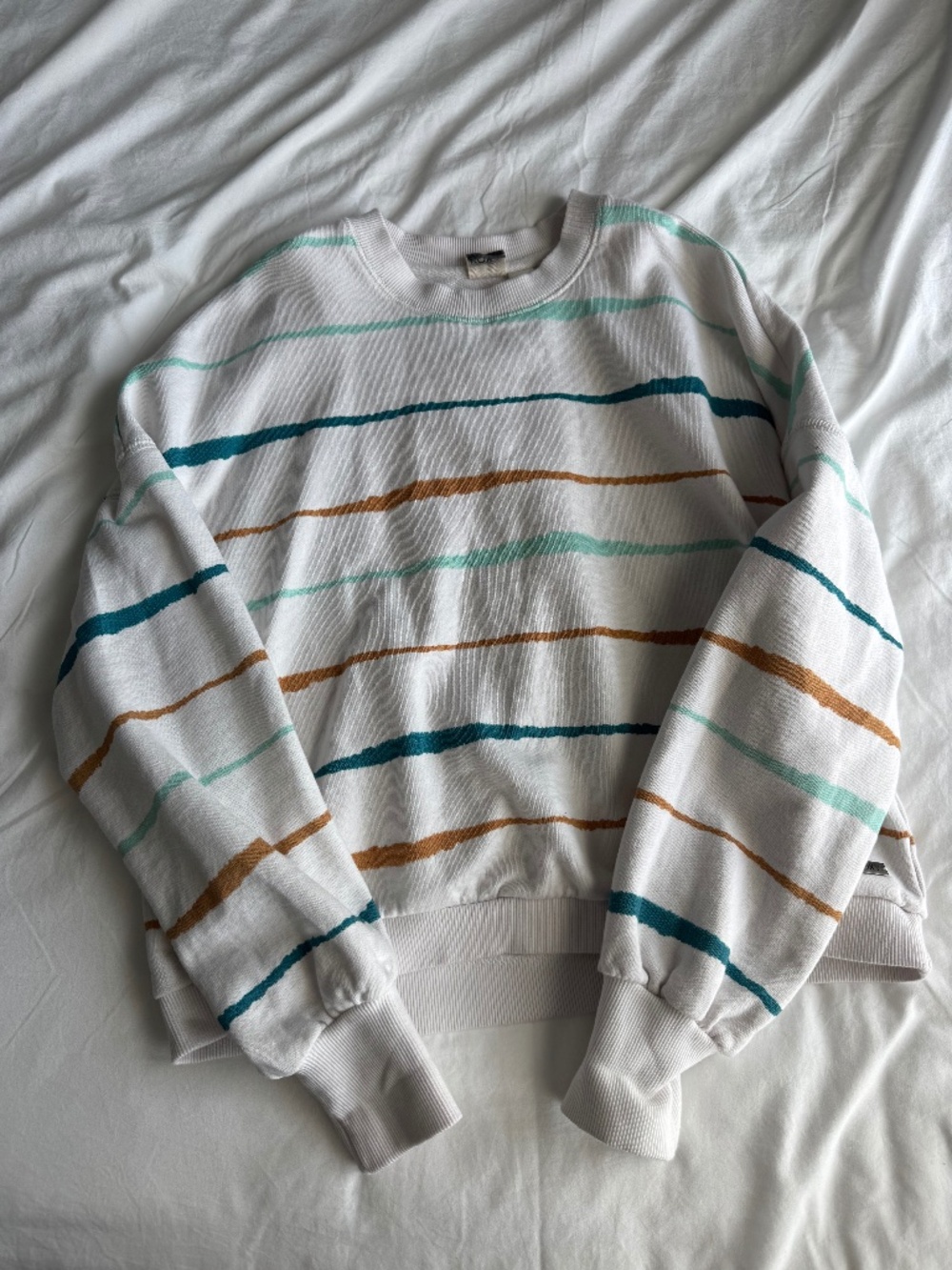Roxy multicoloured striped crewneck sweatshirt Size M